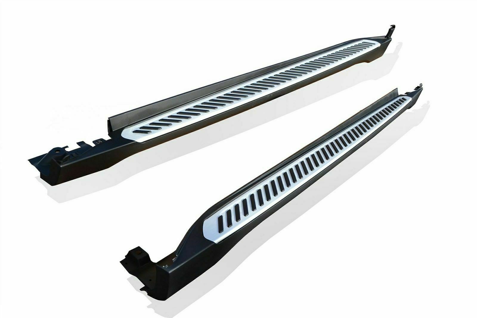 ALUMINIUM BLACK RUNNING BOARDS SIDE STEPS FOOT RAILS OE STYLE FOR BMW X6 F16 15+